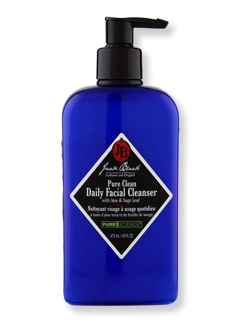 Jack Black Jack Black Pure Clean Daily Facial Cleanser Face Cleansers 16 oz 