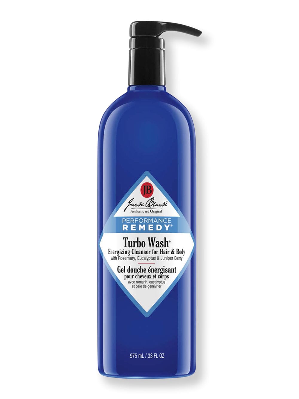 Jack Black Jack Black Turbo Wash Energizing Cleanser for Hair & Body Shampoos 33 oz 