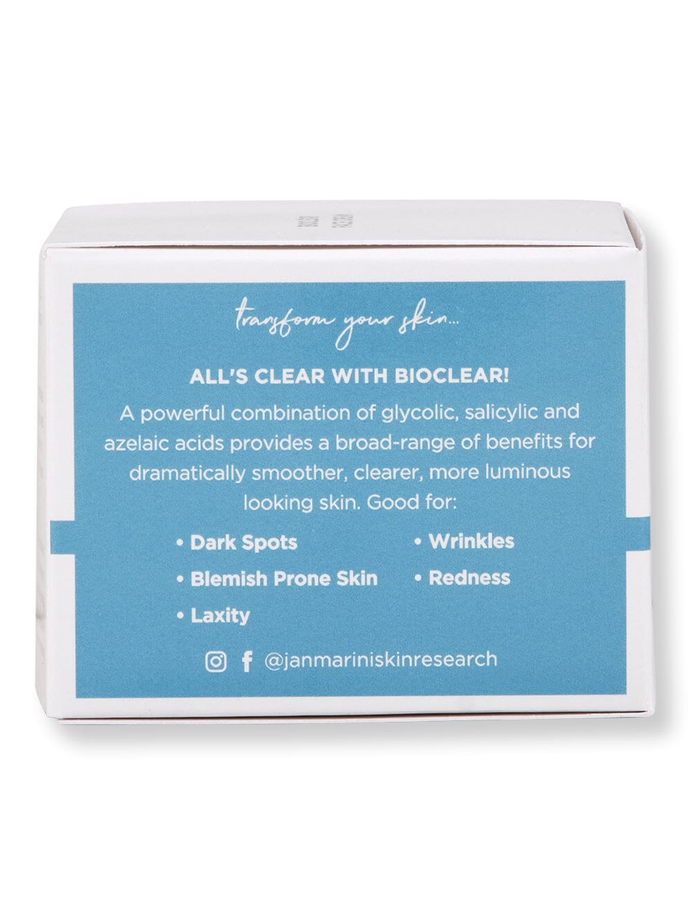 Jan Marini Jan Marini Bioclear Face Cream 1 oz 30 ml Acne, Blemish, & Blackhead Treatments 