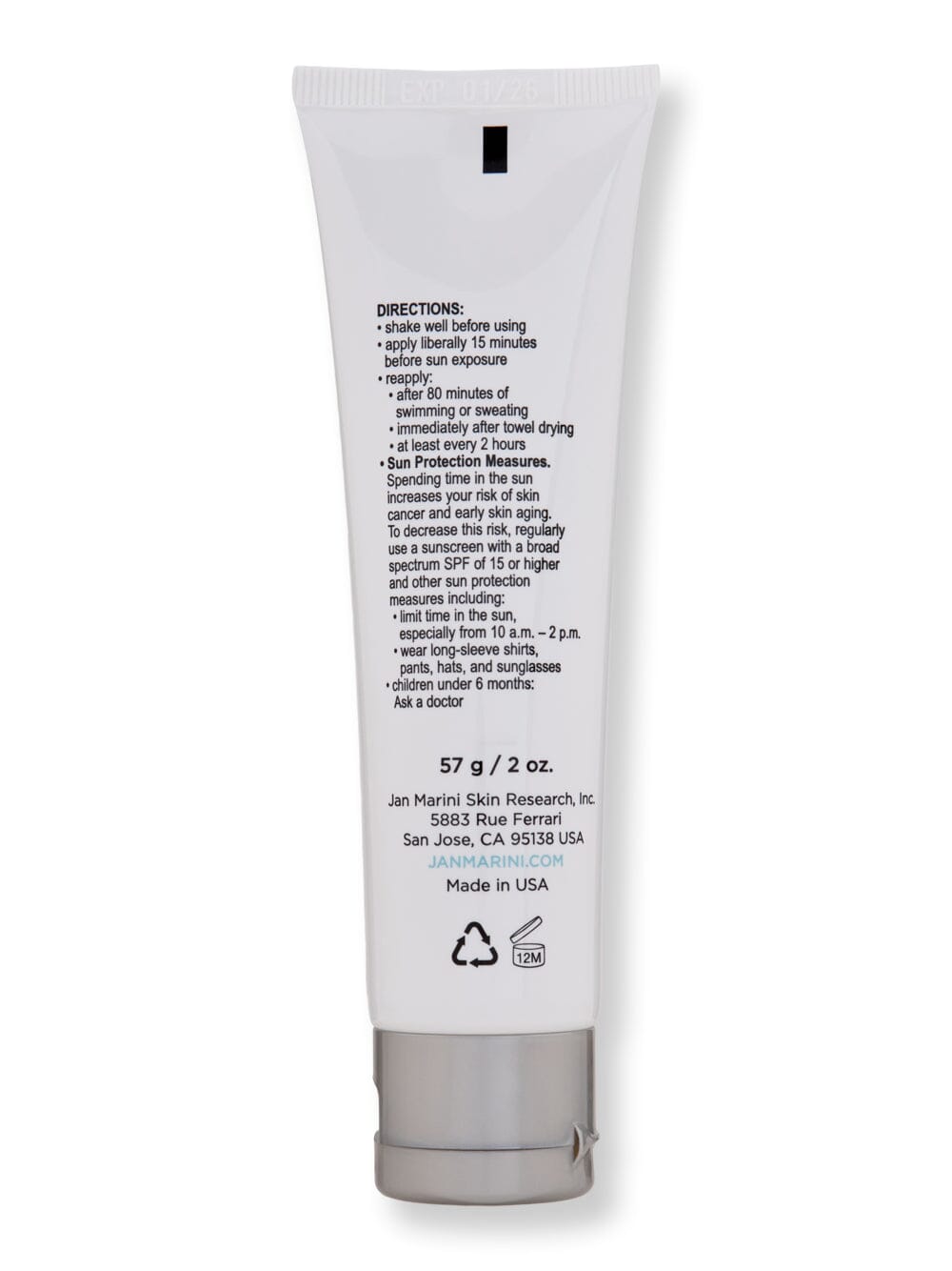 Jan Marini Jan Marini Marini Physical Protectant SPF 45 Tinted 2 oz 60 ml Face Sunscreens 