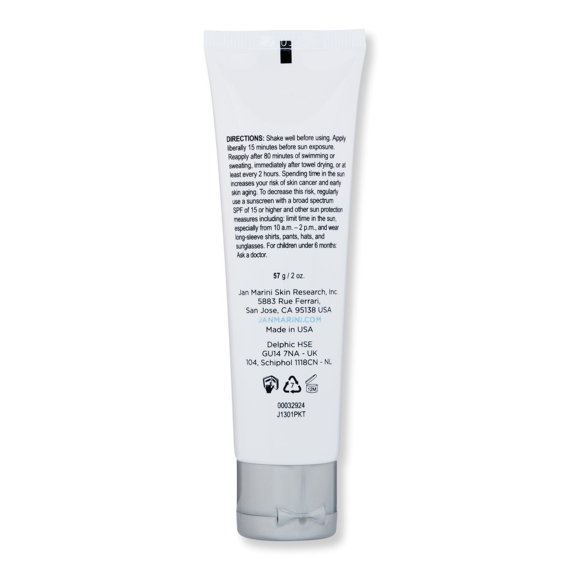 Jan Marini Jan Marini Marini Physical Protectant Tinted SPF 45 2 oz Fair To Light Face Sunscreens 