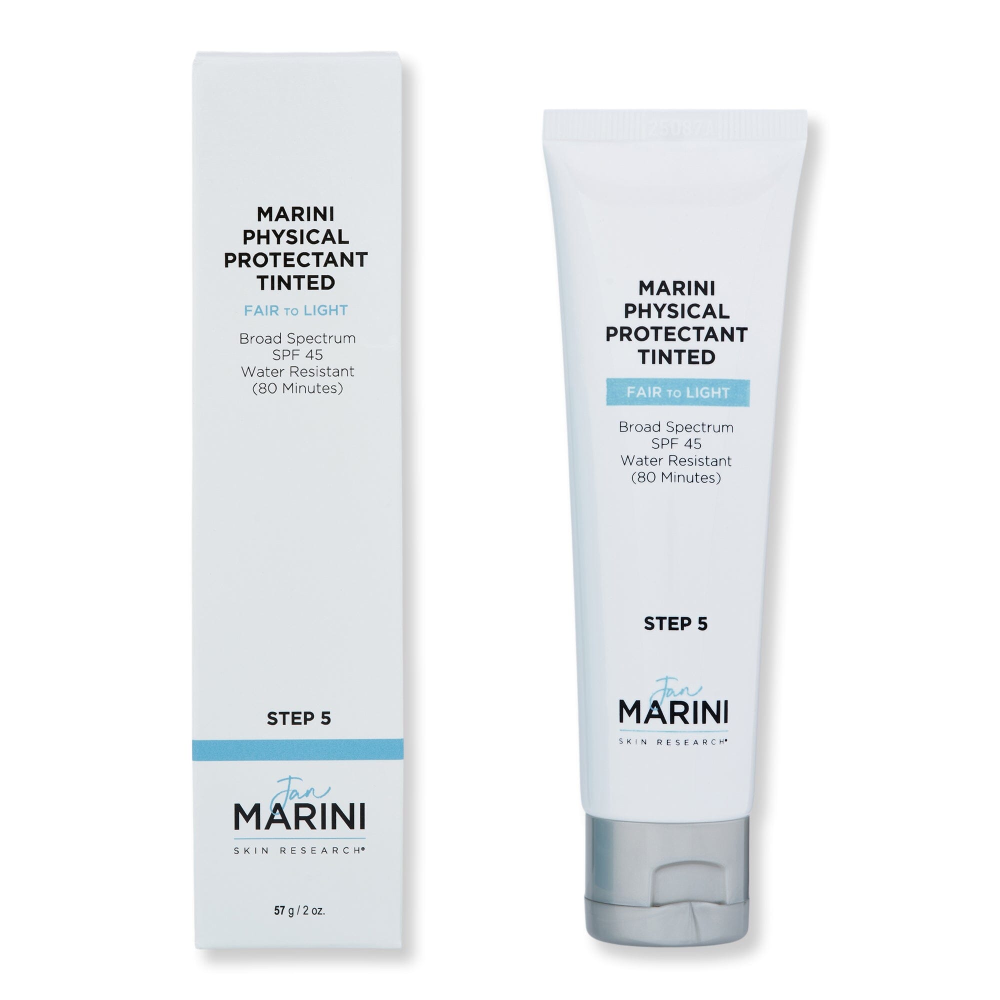 Jan Marini Jan Marini Marini Physical Protectant Tinted SPF 45 2 oz Fair To Light Face Sunscreens 