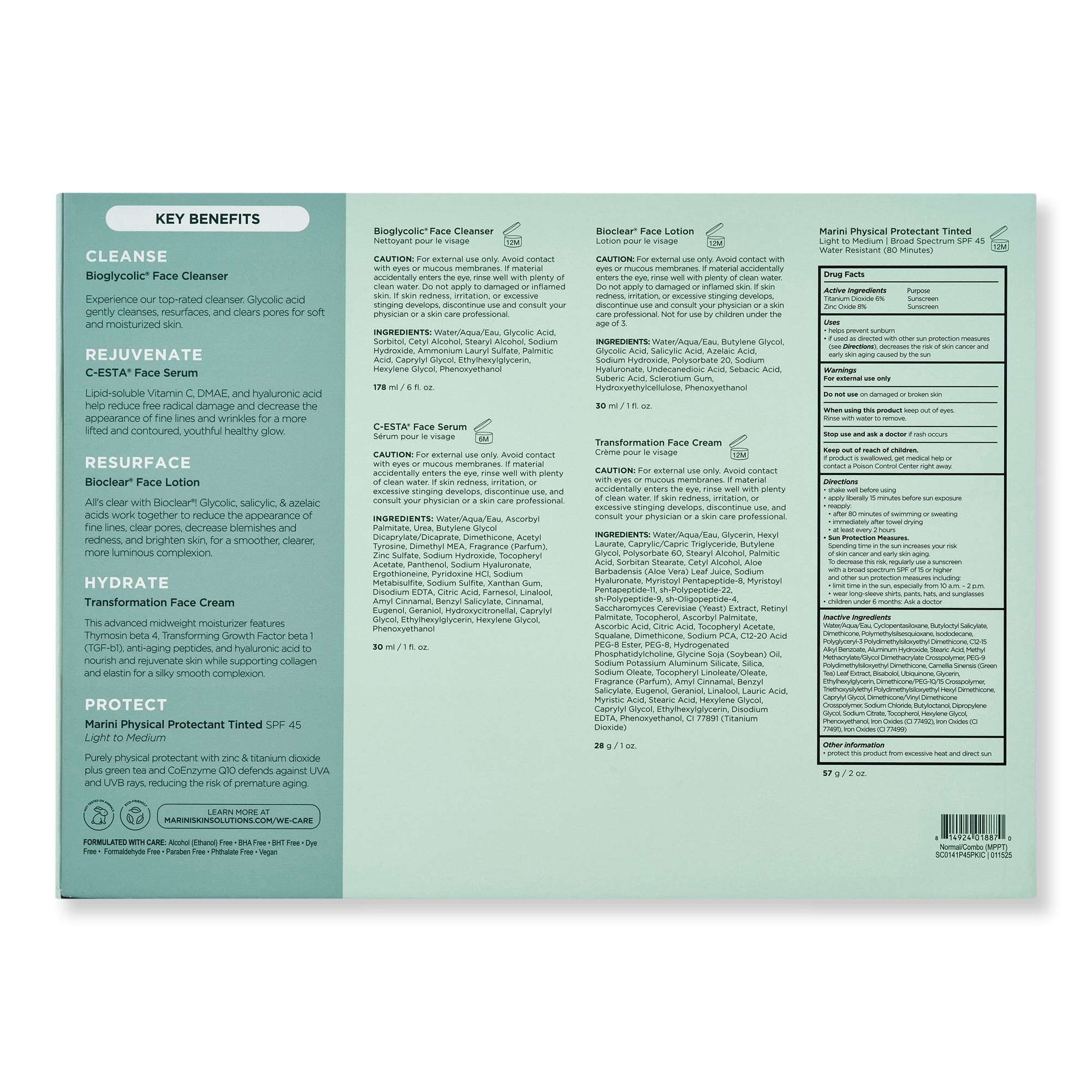 Jan Marini Jan Marini Skin Care Management System Normal/Combination SPF 45 Skin Care Kits 