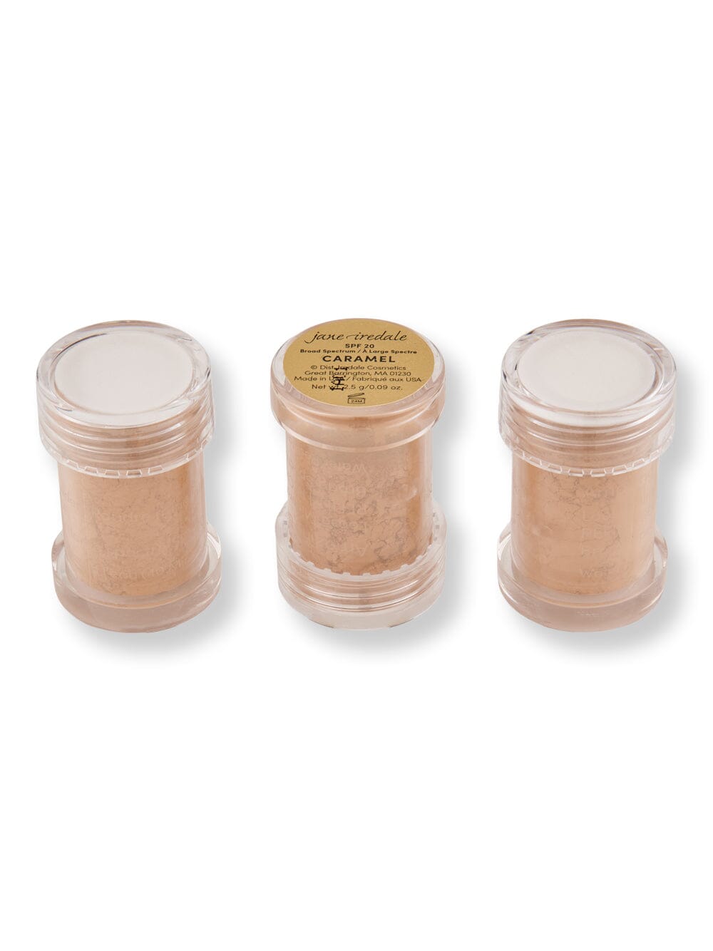 Jane Iredale Jane Iredale Amazing Base Refill SPF 20/15 Tinted Moisturizers & Foundations 3 Ct Caramel 