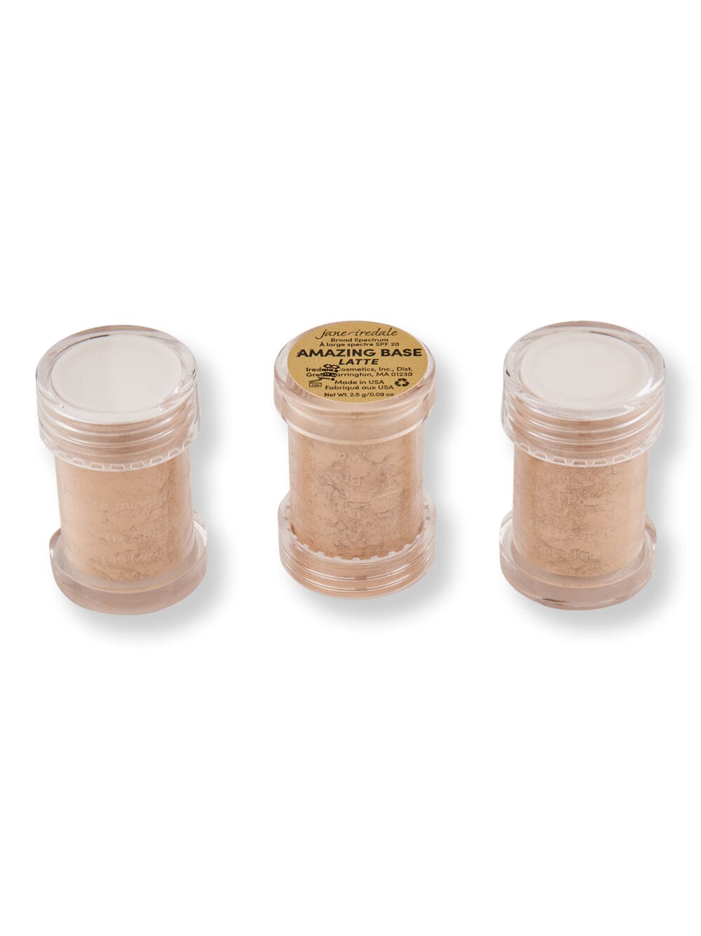 Jane Iredale Jane Iredale Amazing Base Refill SPF 20/15 Tinted Moisturizers & Foundations 3 Ct Latte 