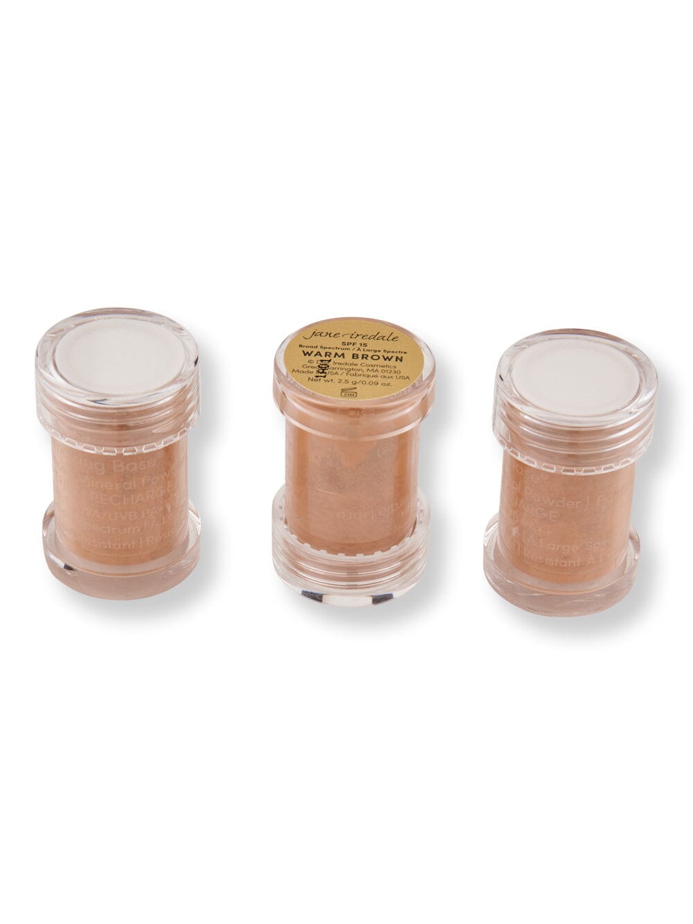 Jane Iredale Jane Iredale Amazing Base Refill SPF 20/15 Tinted Moisturizers & Foundations 3 Ct Warm Brown 