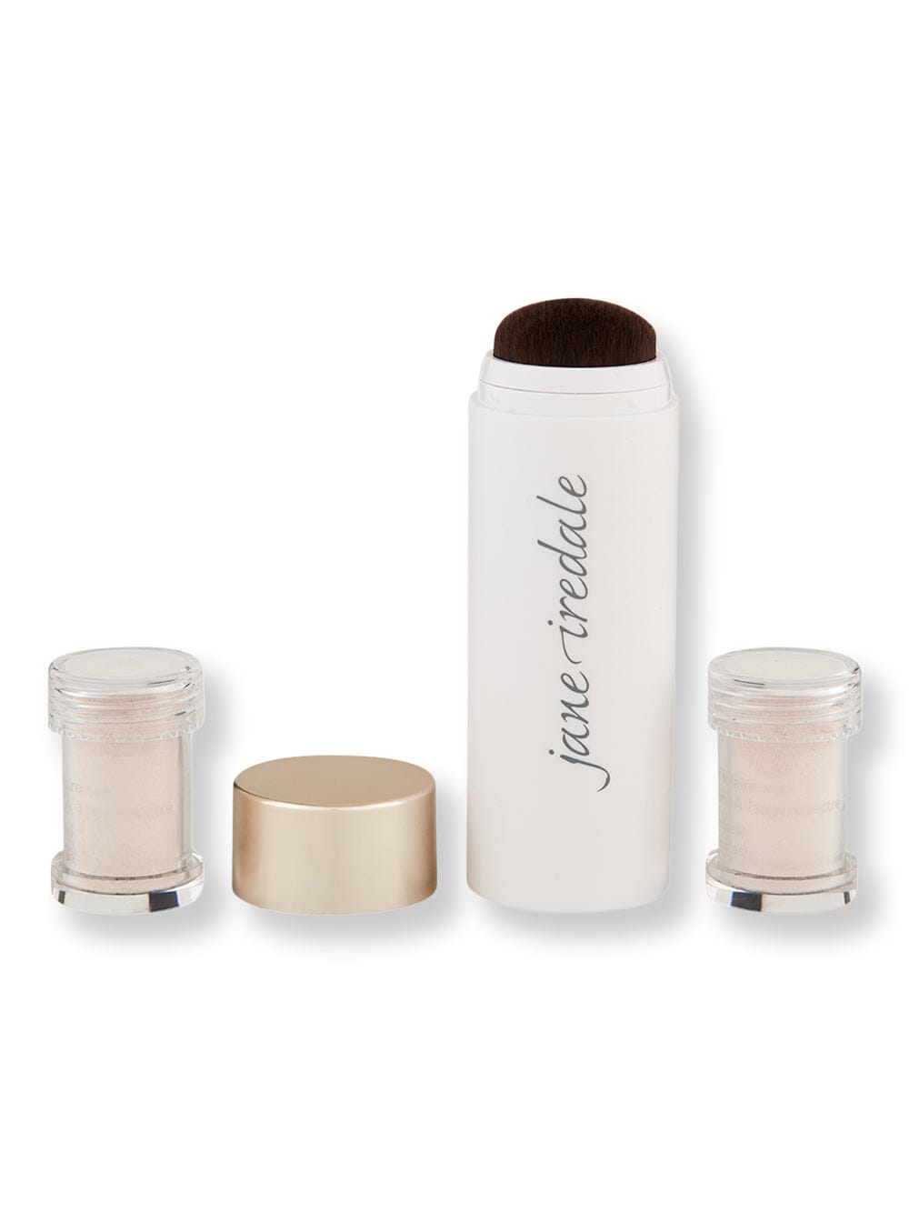 Jane Iredale Jane Iredale Powder-Me SPF 30 Dry Sunscreen Refillable Brush + 2 Refills Body Sunscreens Translucent 