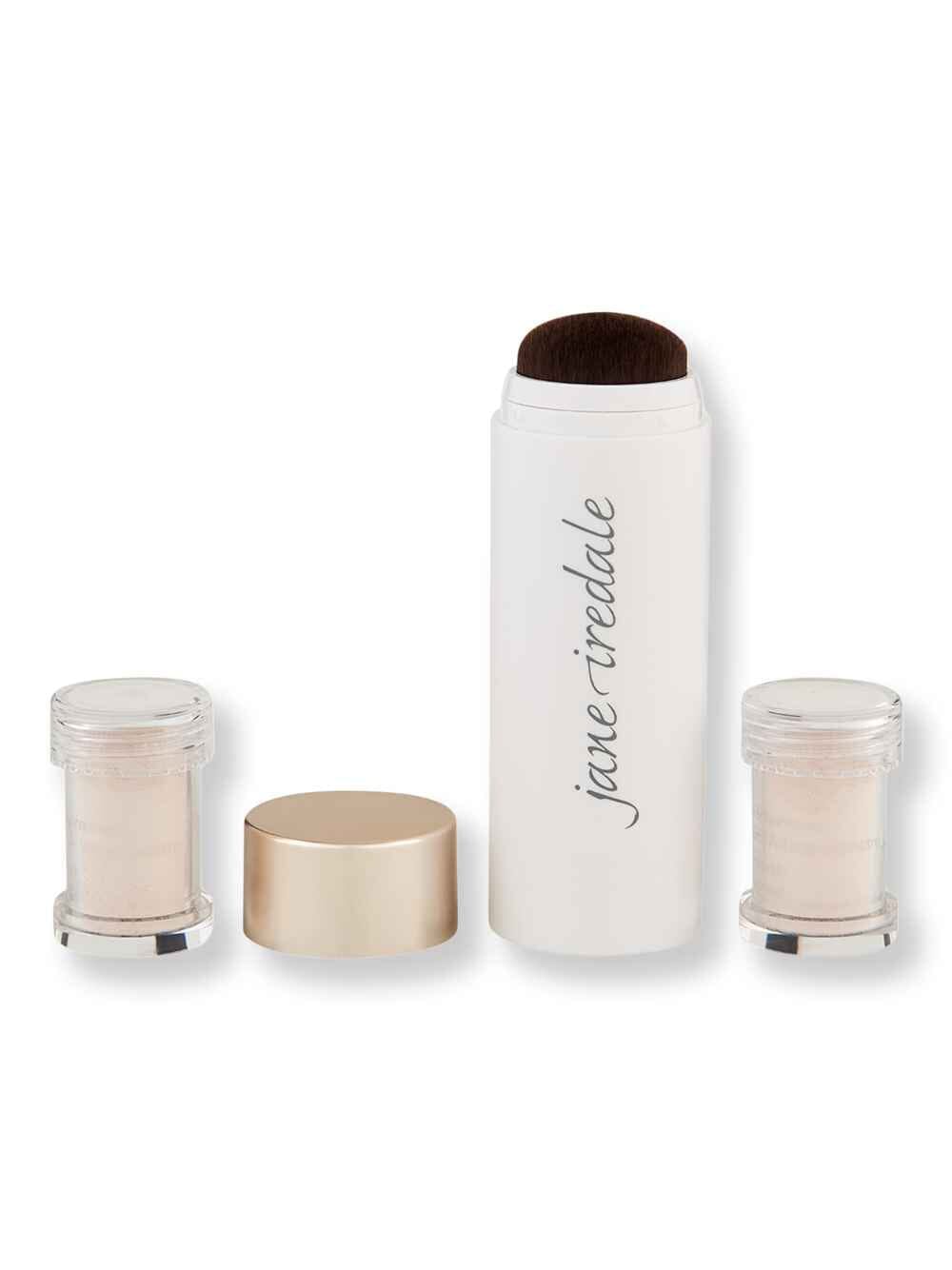 Jane Iredale Jane Iredale Powder-Me SPF 30 Dry Sunscreen Refillable Brush + 2 Refills Translucent Body Sunscreens 