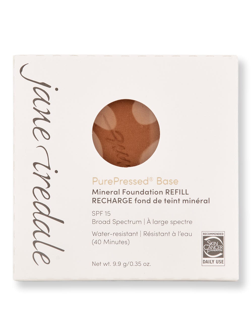 Jane Iredale Jane Iredale PurePressed Base Mineral Foundation Refill SPF 20/15 Tinted Moisturizers & Foundations Bittersweet 