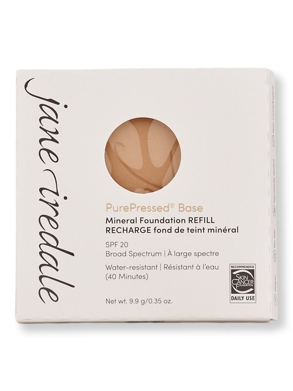 Jane Iredale Jane Iredale PurePressed Base Mineral Foundation Refill SPF 20/15 Tinted Moisturizers & Foundations Golden Glow 