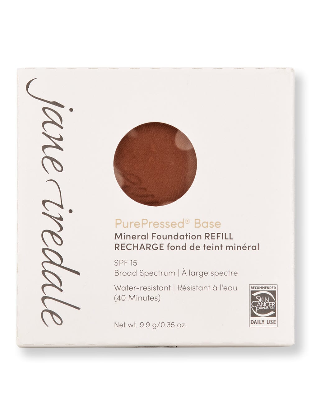 Jane Iredale Jane Iredale PurePressed Base Mineral Foundation Refill SPF 20/15 Tinted Moisturizers & Foundations Mahogany 