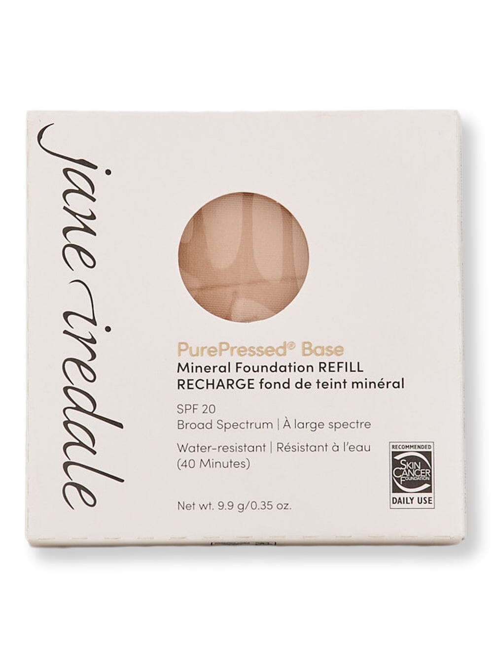 Jane Iredale Jane Iredale PurePressed Base Mineral Foundation Refill SPF 20/15 Tinted Moisturizers & Foundations Radiant 