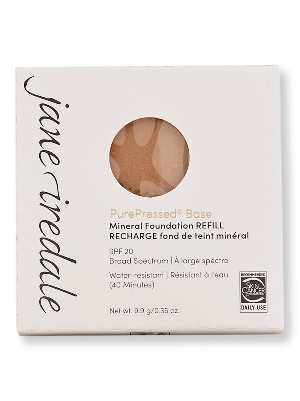 Jane Iredale Jane Iredale PurePressed Base Mineral Foundation Refill SPF 20/15 Tinted Moisturizers & Foundations Riviera 