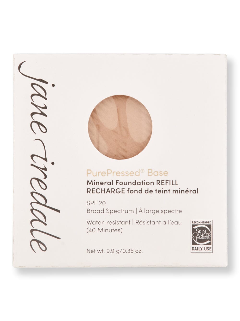 Jane Iredale Jane Iredale PurePressed Base Mineral Foundation Refill SPF 20/15 Tinted Moisturizers & Foundations Satin 