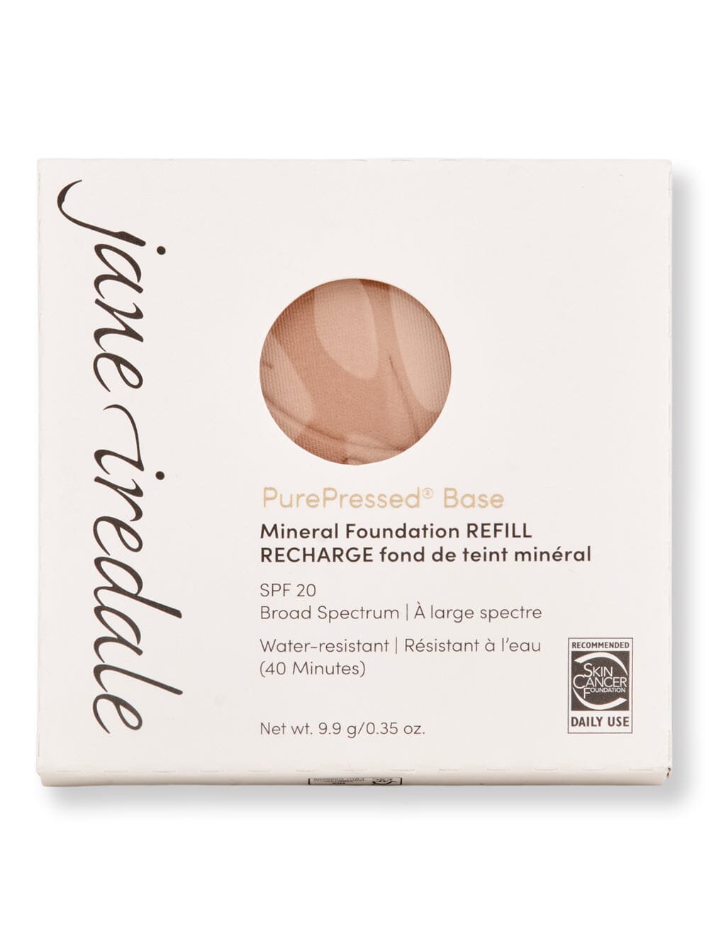 Jane Iredale Jane Iredale PurePressed Base Mineral Foundation Refill SPF 20/15 Tinted Moisturizers & Foundations Suntan 