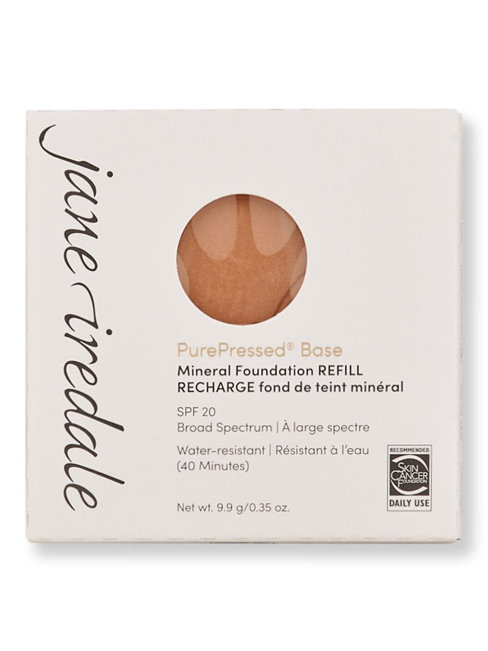 Jane Iredale Jane Iredale PurePressed Base Mineral Foundation Refill SPF 20/15 Tinted Moisturizers & Foundations Teakwood 