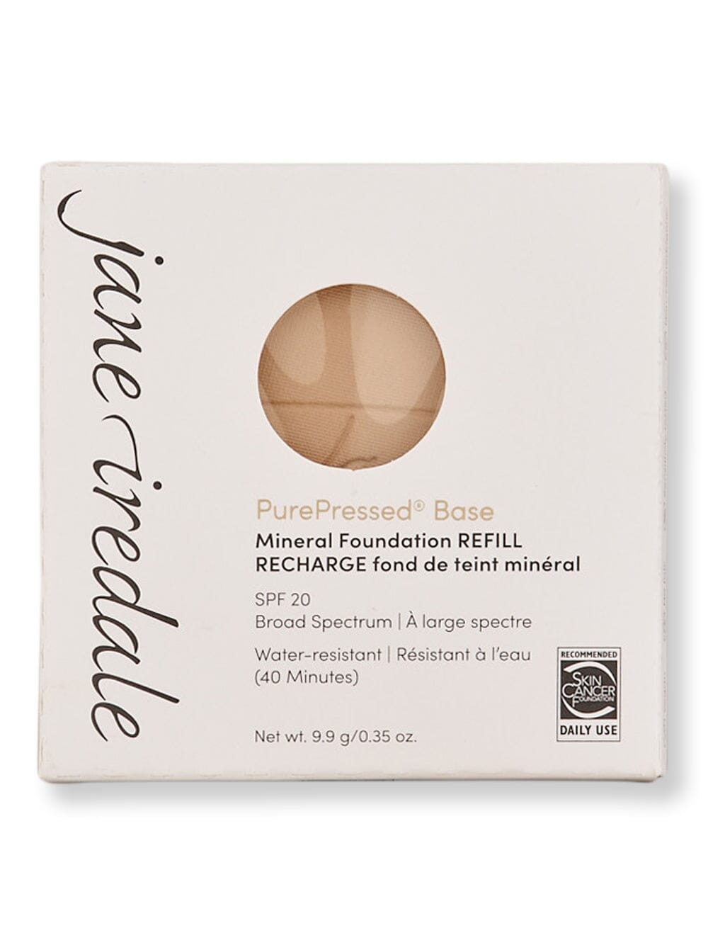 Jane Iredale Jane Iredale PurePressed Base Mineral Foundation Refill SPF 20/15 Tinted Moisturizers & Foundations Warm Sienna 