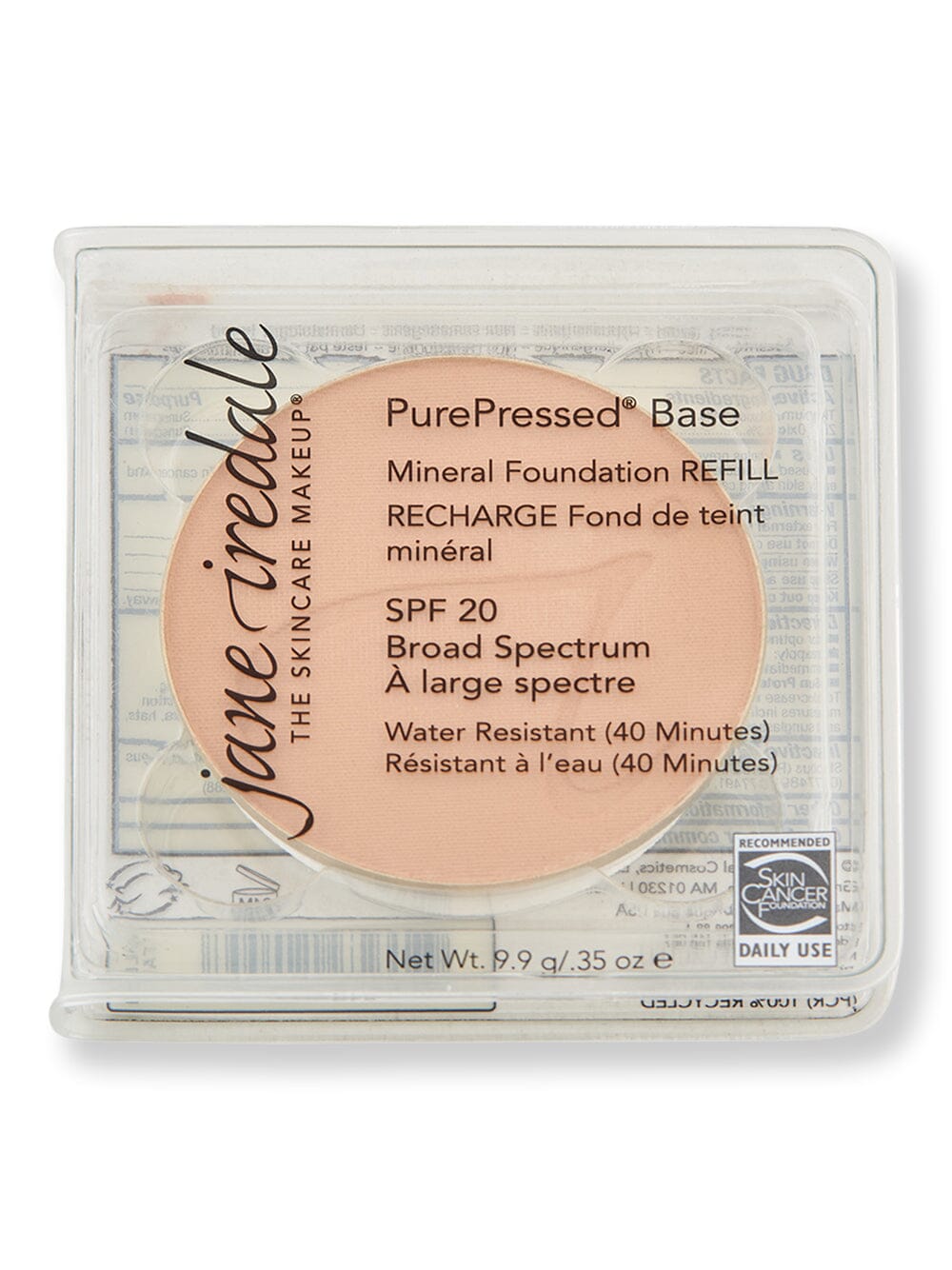 Jane Iredale Jane Iredale PurePressed Base Mineral Foundation Refill Tinted Moisturizers & Foundations Golden Tan 