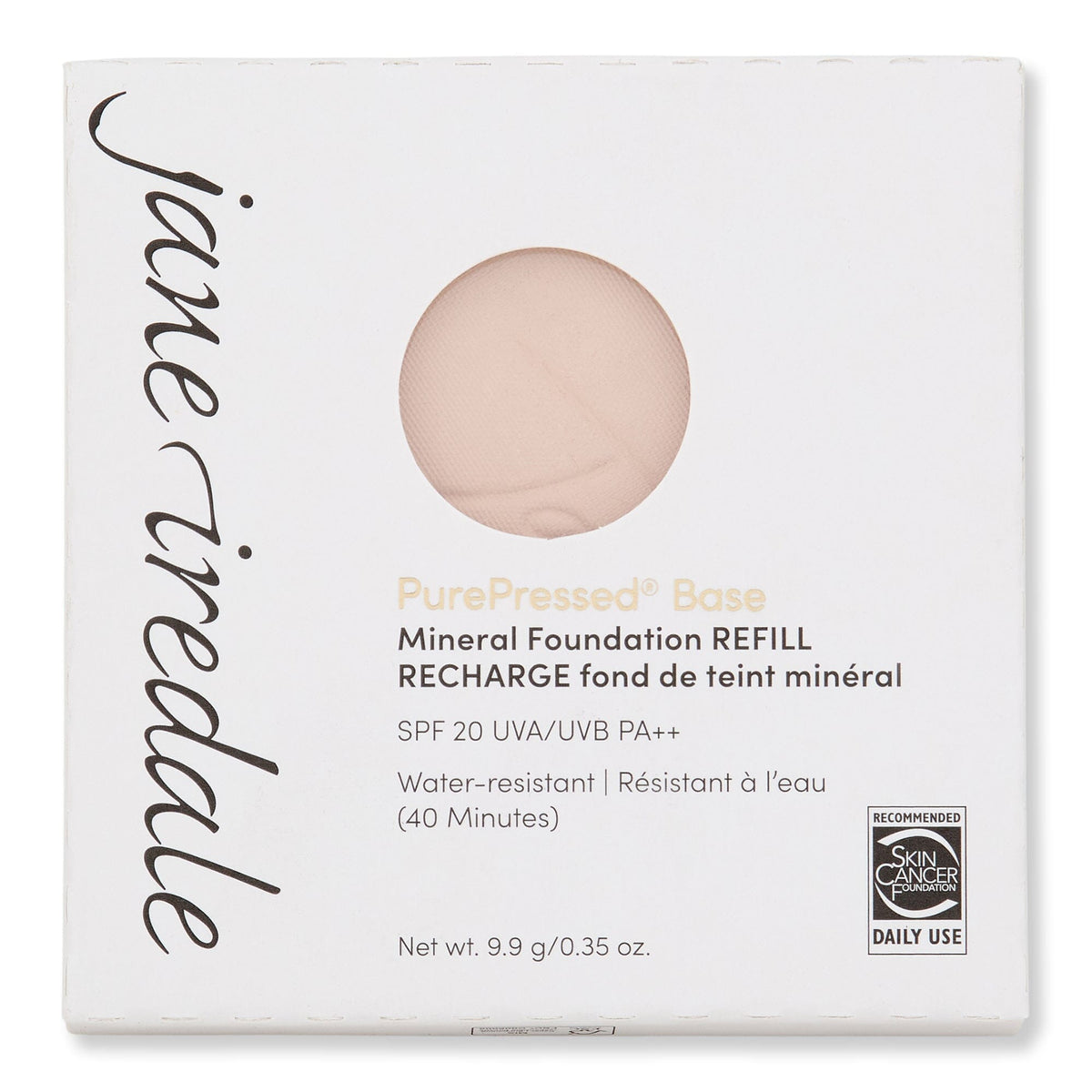 Jane Iredale Jane Iredale PurePressed Base Mineral Foundation Refill Tinted Moisturizers & Foundations Ivory 