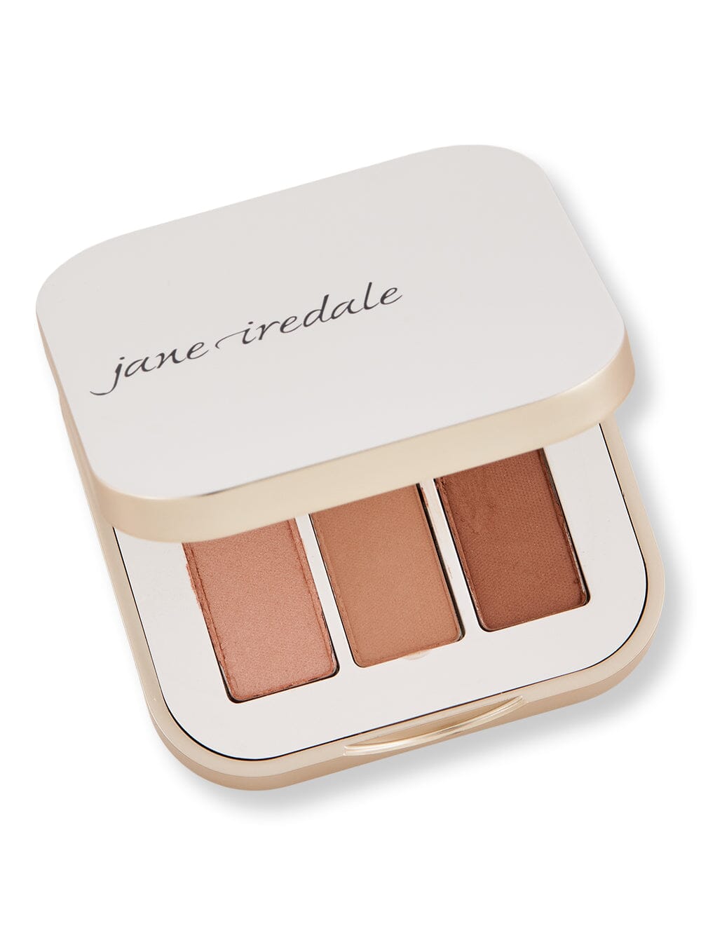 Jane Iredale Jane Iredale PurePressed Eye Shadow Triple Shadows 0.7g 3 Ct Triple Cognac 