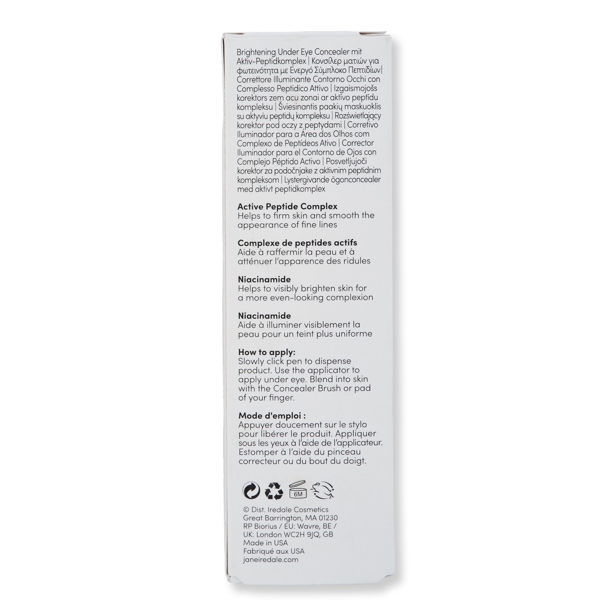 Jane Iredale Jane Iredale Skintuition Brightening Under Eye Concealer with Active Peptide Complex Face Concealers 
