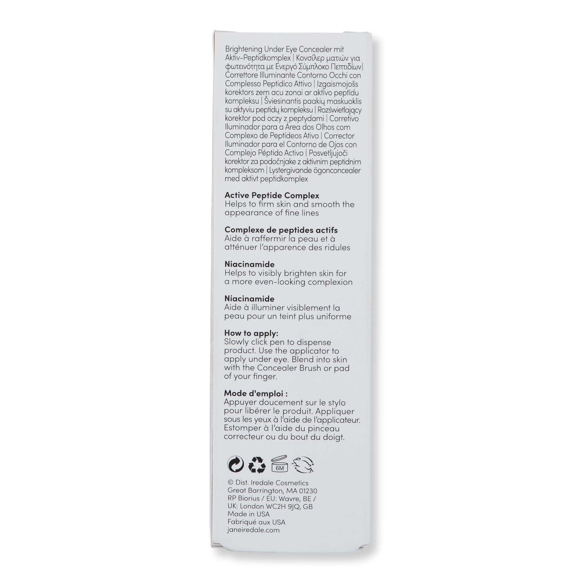 Jane Iredale Jane Iredale Skintuition Brightening Under Eye Concealer with Active Peptide Complex Face Concealers 