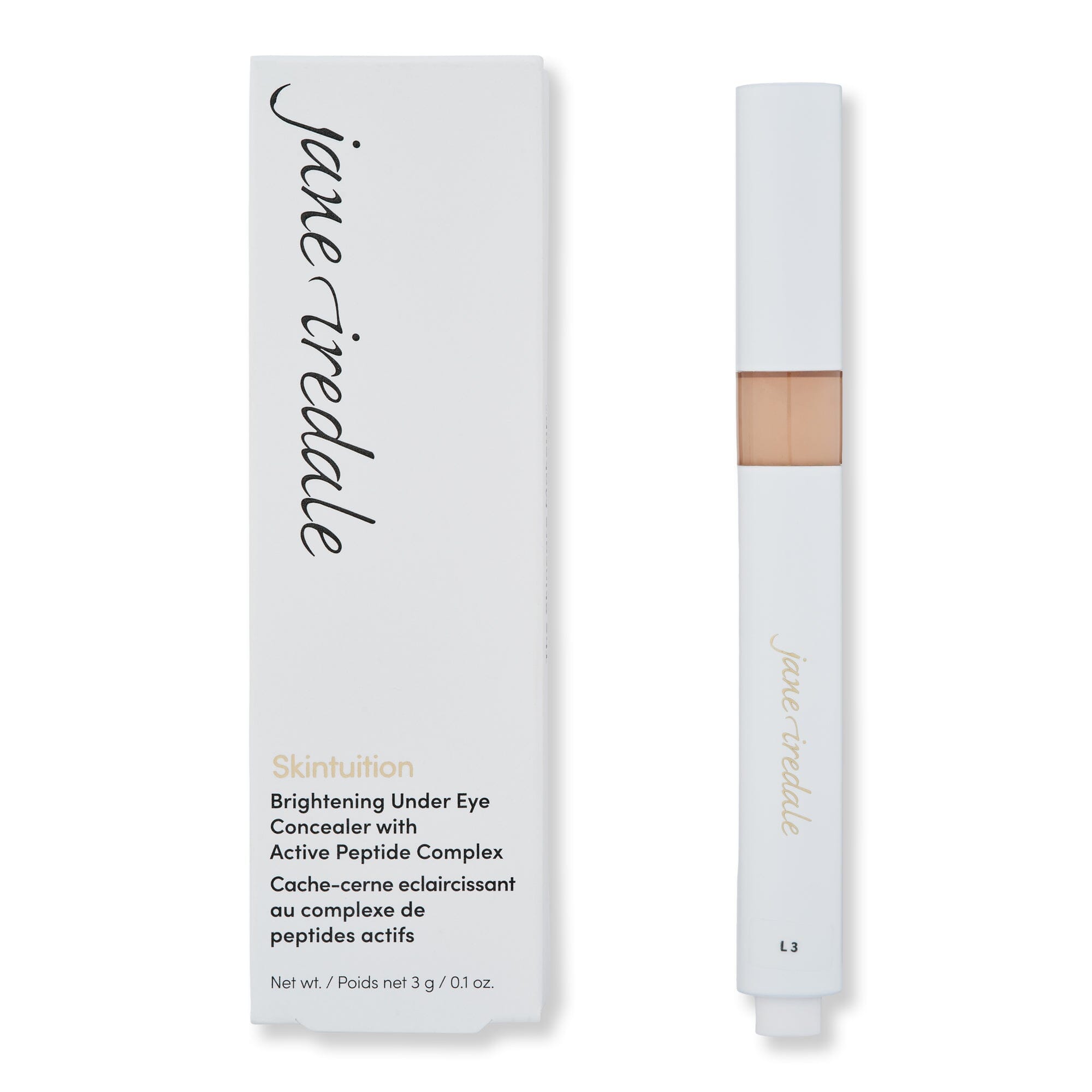 Jane Iredale Jane Iredale Skintuition Brightening Under Eye Concealer with Active Peptide Complex Face Concealers 