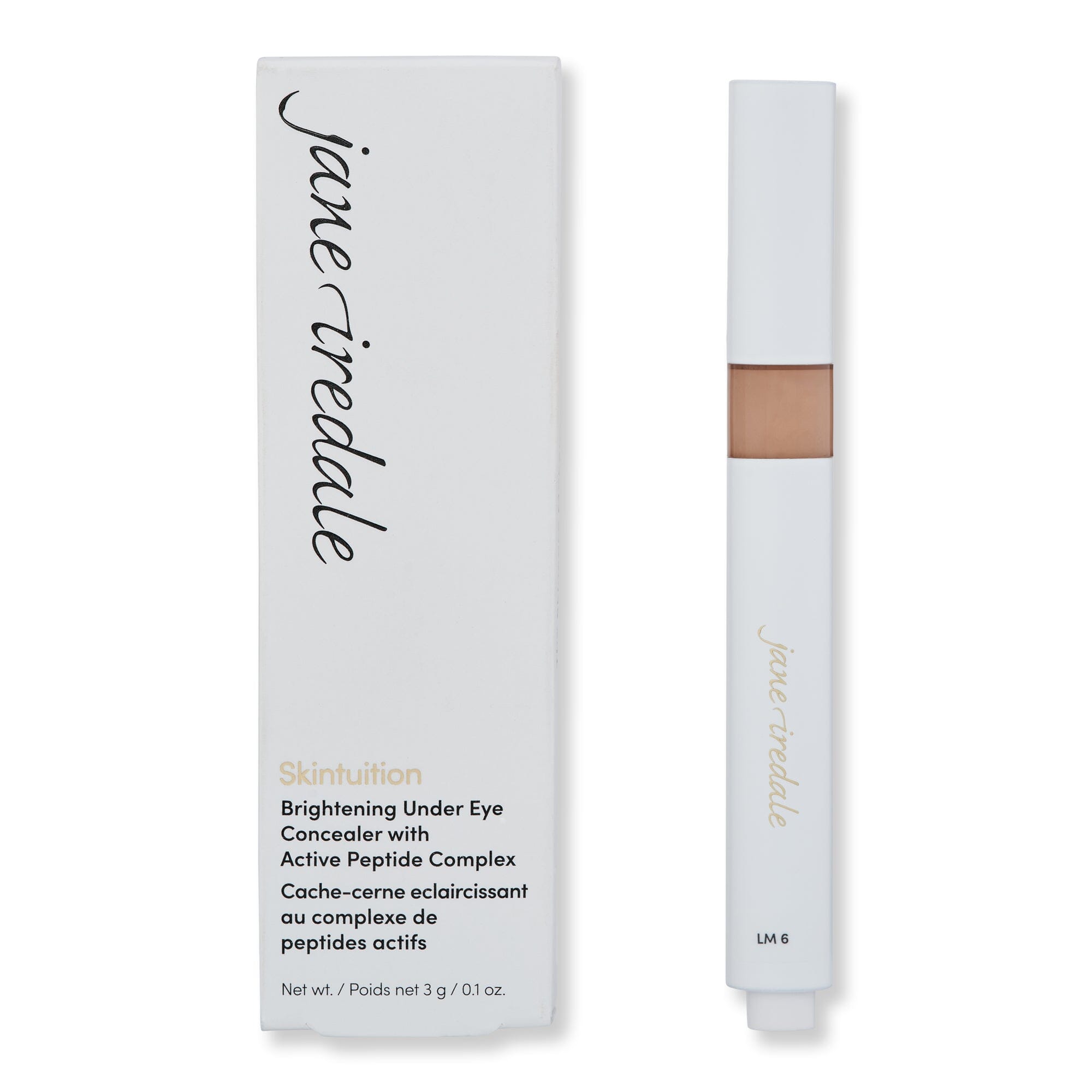 Jane Iredale Jane Iredale Skintuition Brightening Under Eye Concealer with Active Peptide Complex Face Concealers 