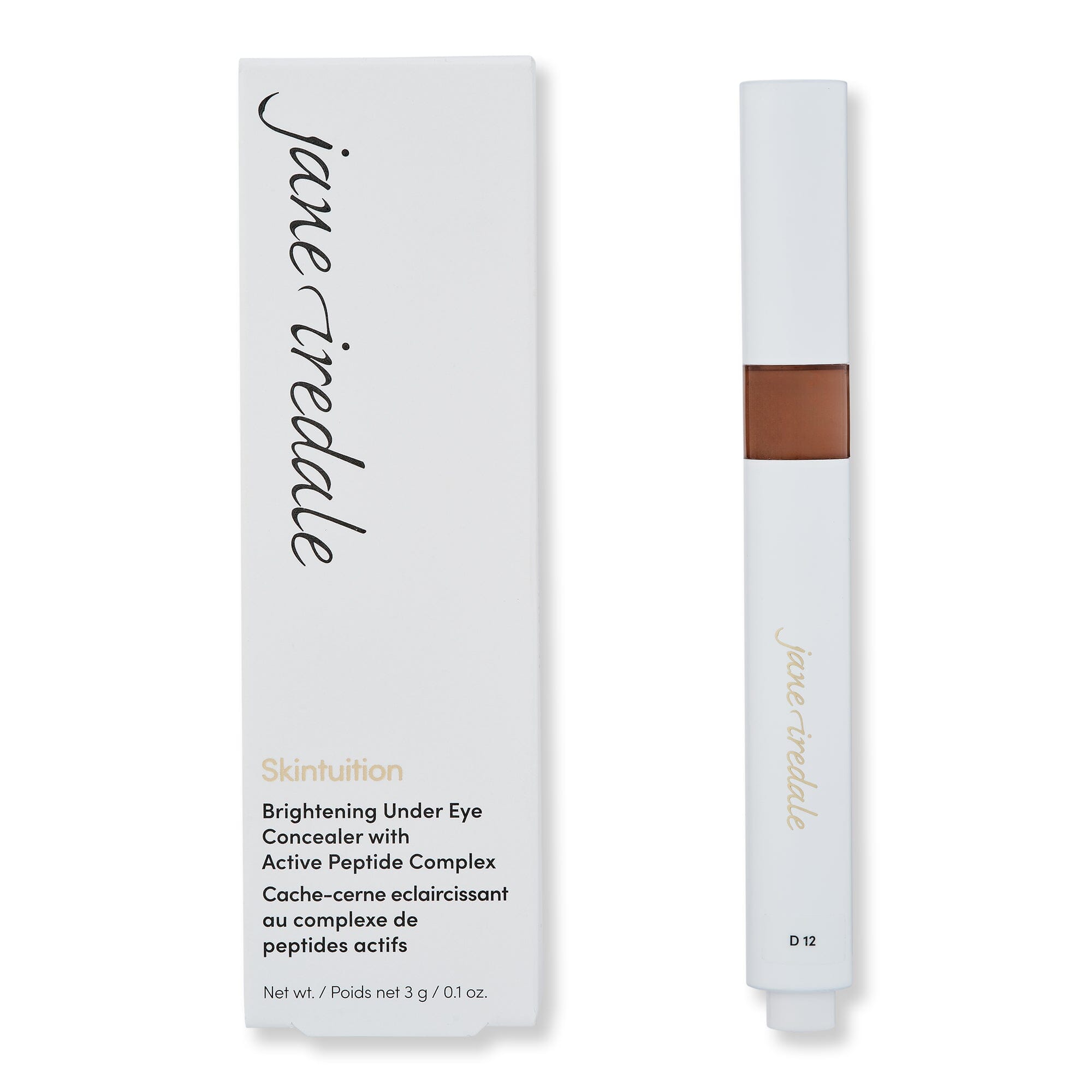 Jane Iredale Jane Iredale Skintuition Brightening Under Eye Concealer with Active Peptide Complex Face Concealers 