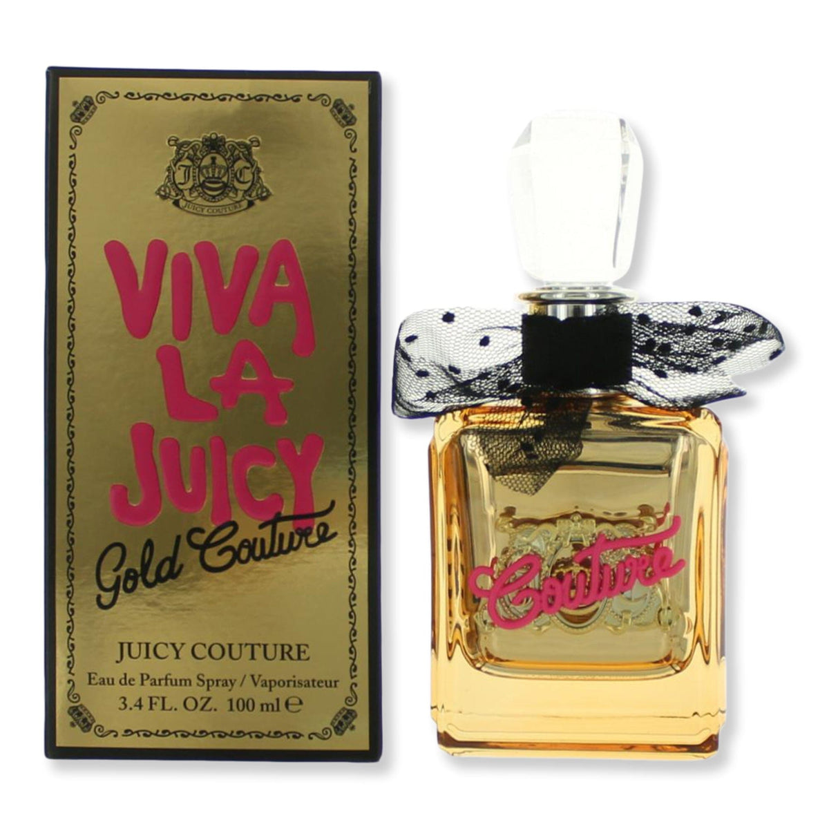 Juicy Couture Juicy Couture Viva La Juicy Gold Couture Eau De Parfum Spray for Women Perfume 3.4 oz 