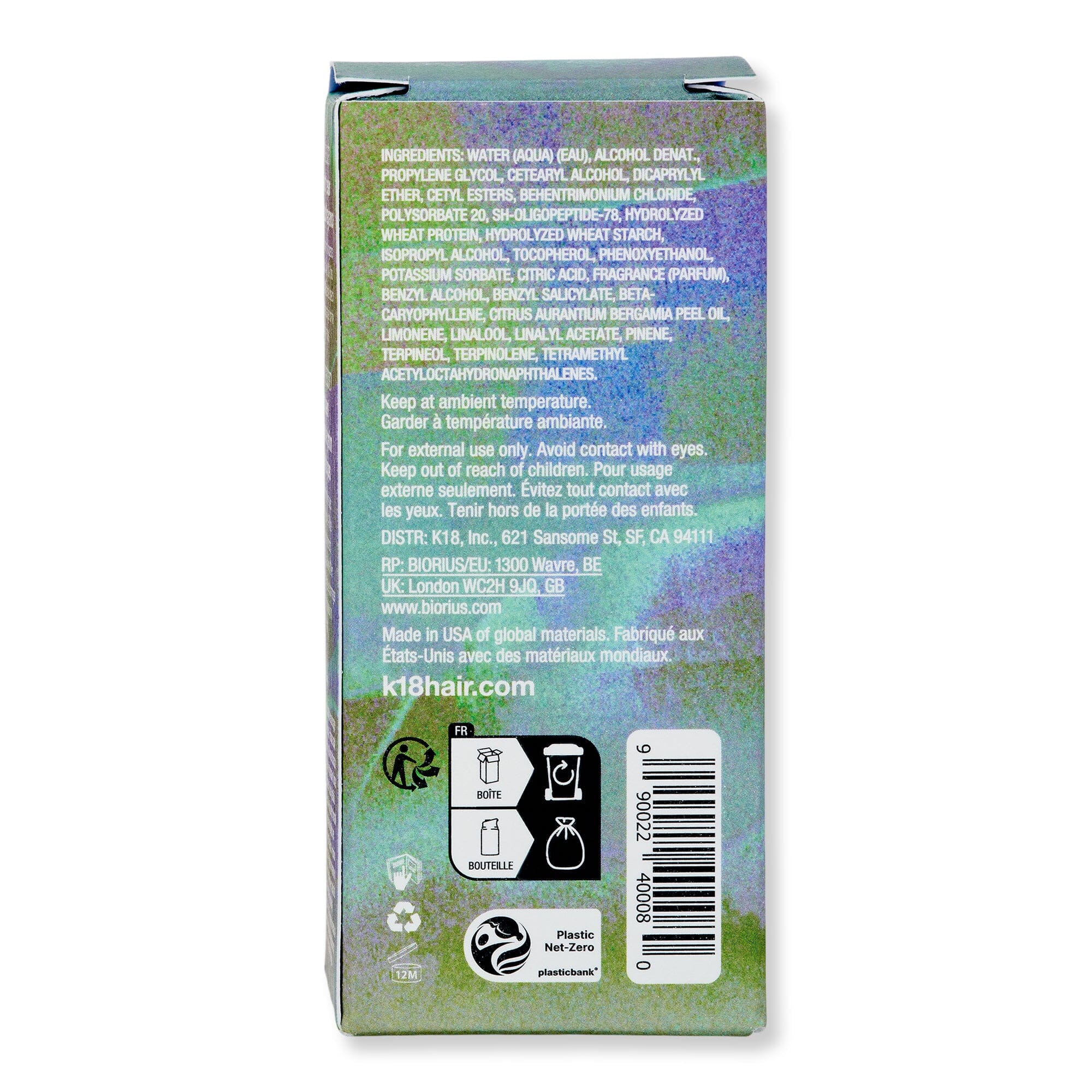 K18 K18 Future Society Leave-In Molecular Repair Hair Mask Hair Masques 