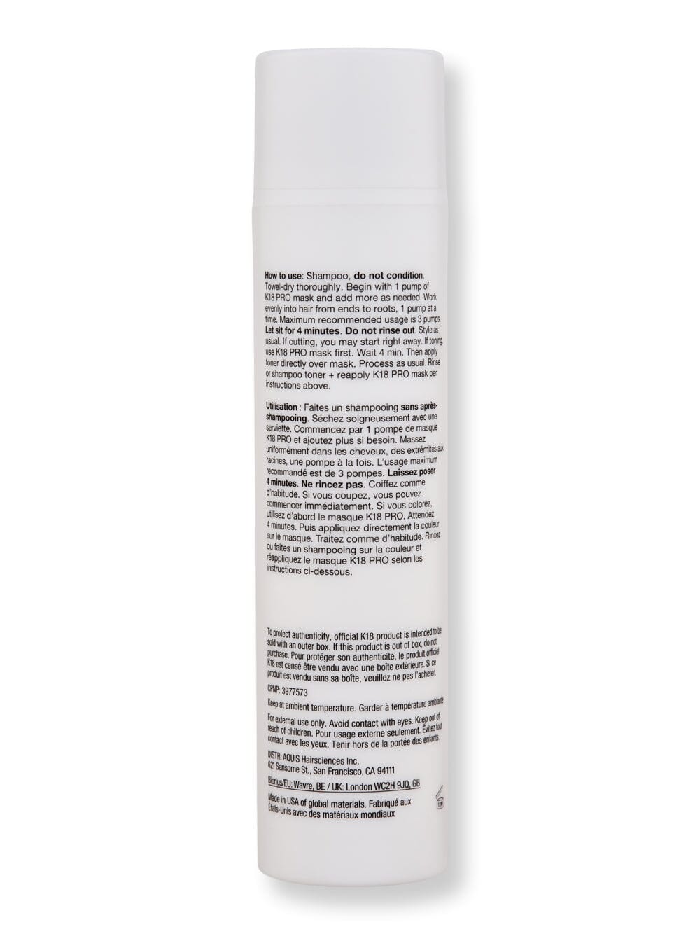 K18 K18 Professional Molecular Repair Hair Mask Hair Masques 