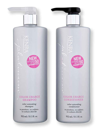 Kenra Kenra Platinum Color Charge Shampoo & Conditioner Liter Hair Care Value Sets 