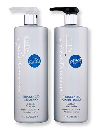 Kenra Kenra Platinum Thickening Shampoo & Conditioner Liter Hair Care Value Sets 