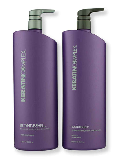 Keratin Complex Keratin Complex Blondeshell Shampoo & Conditioner 33.8 oz Hair Care Value Sets 
