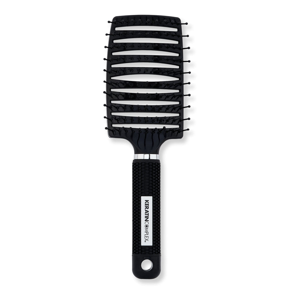 Keratin Complex Keratin Complex Curved Vent Brush Black Hair Brushes & Combs 