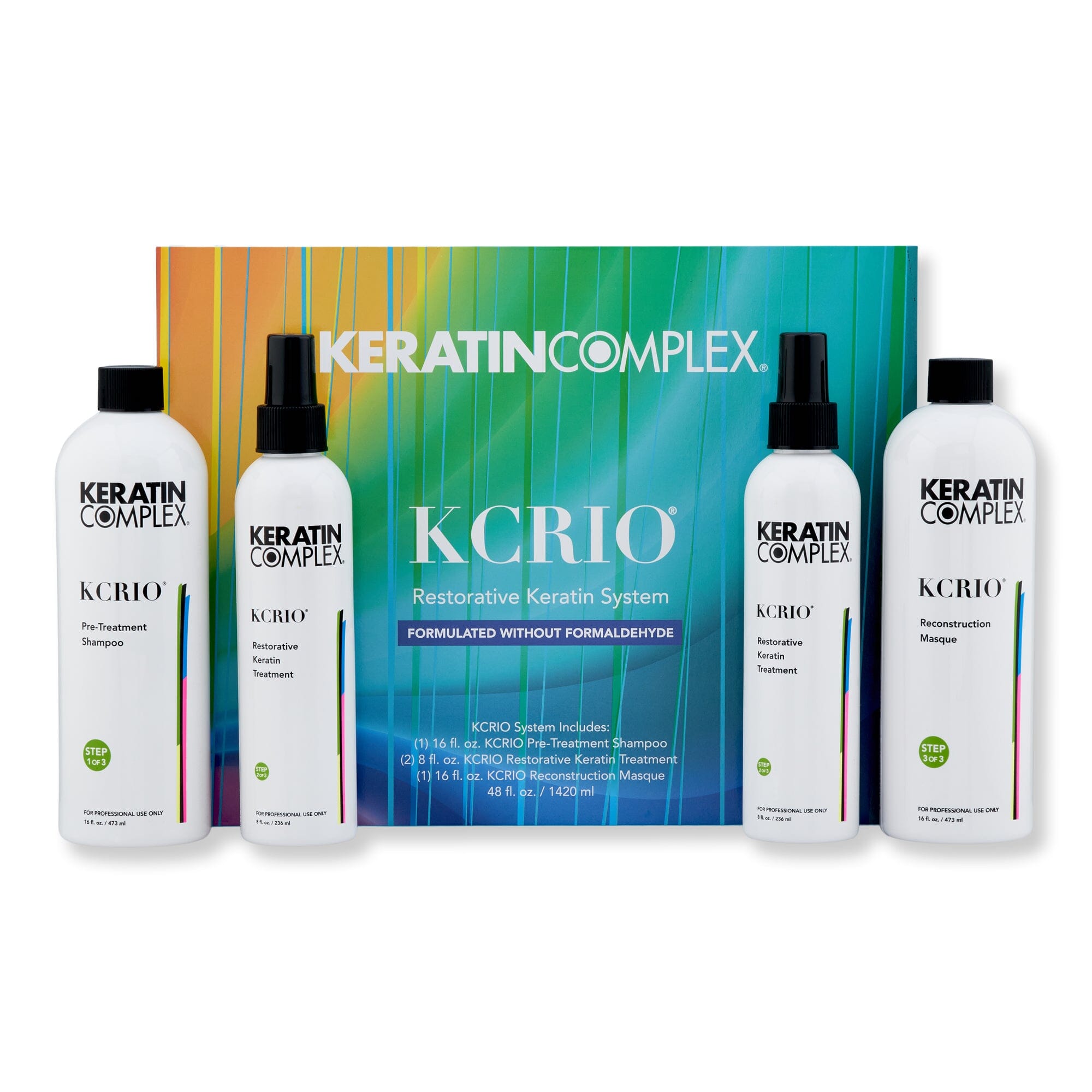 Keratin Complex Keratin Complex KCRIO Restorative Keratin System Hair Care Value Sets 