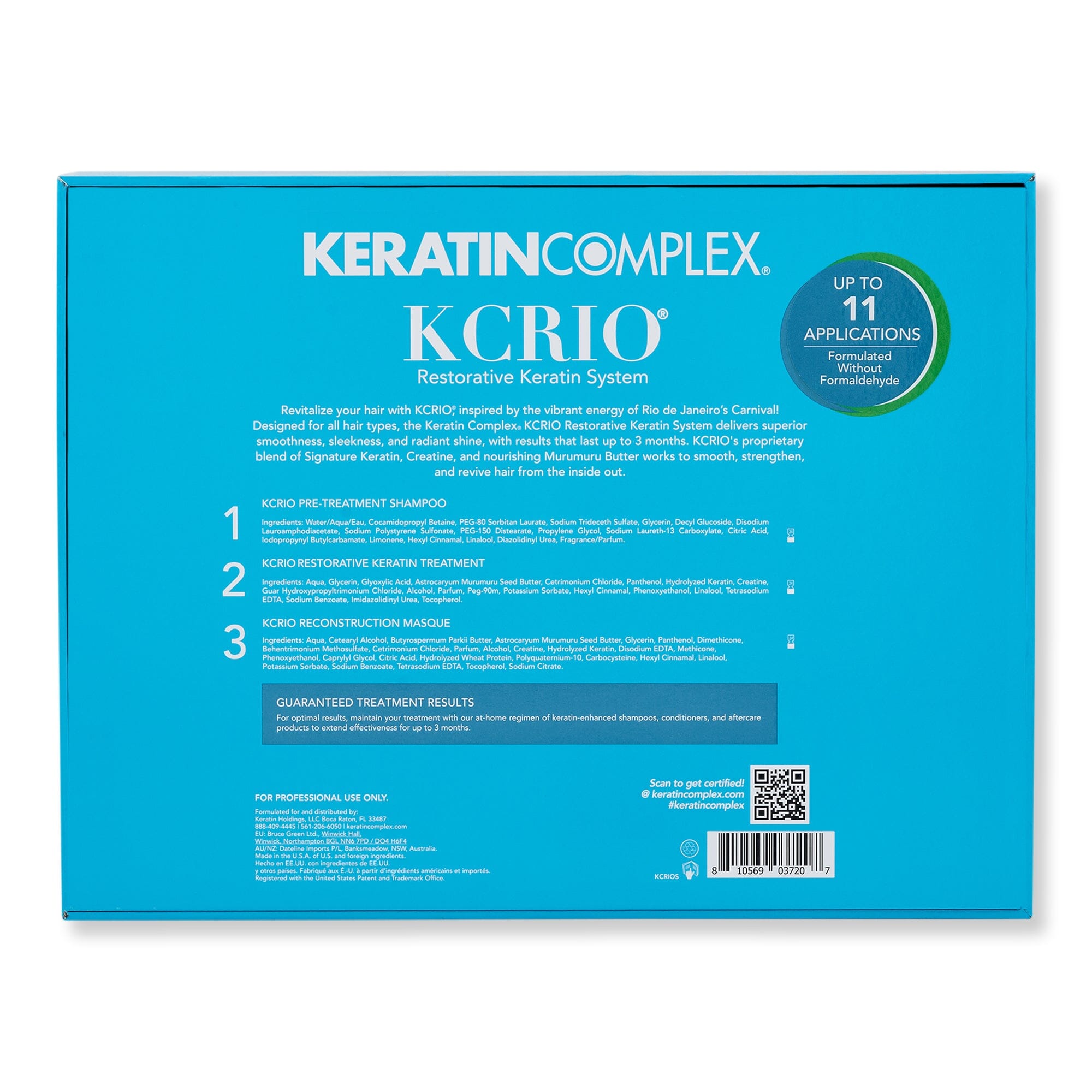 Keratin Complex Keratin Complex KCRIO Restorative Keratin System Hair Care Value Sets 