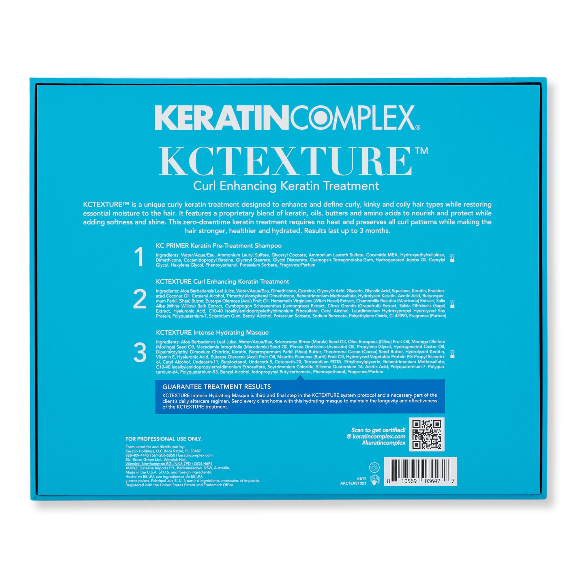 Keratin Complex Keratin Complex KcTexture Curl Enhancing System Hair & Scalp Repair 
