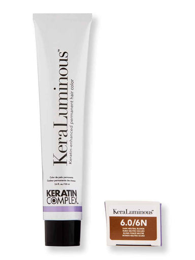 Keratin Complex Keratin Complex KeraLuminous Permanent Hair Color 3.4 oz100 ml6.0/6N Dark Neutral Brown Hair Color 