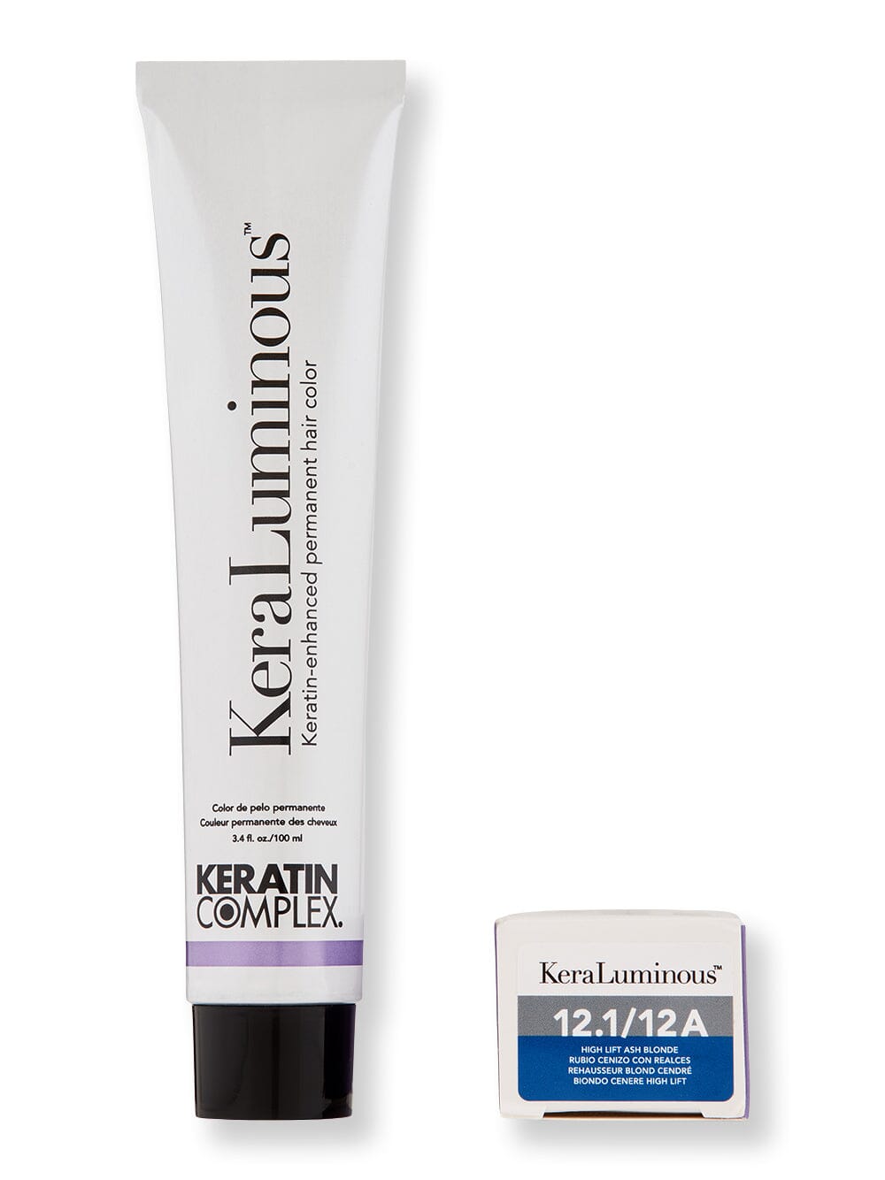 Keratin Complex Keratin Complex KeraLuminous Permanent Hair Color Hair Color 3.4 oz / 100 ml 12.1/12A Highlift Ash Blonde 