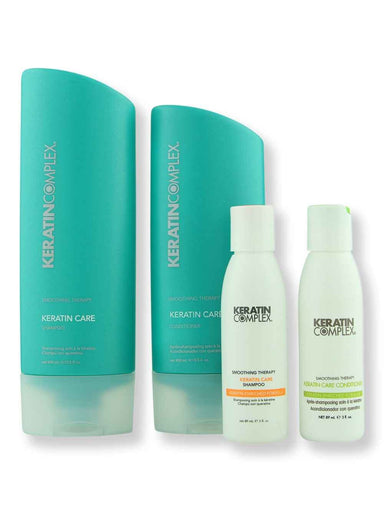 Keratin Complex Keratin Complex Keratin Care Shampoo & Conditioner 13.5 oz + Care Travel Valet Hair Care Value Sets 