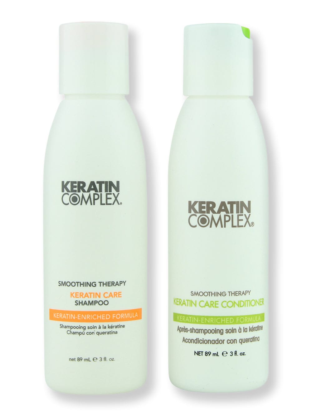 Keratin Complex Keratin Complex Keratin Care Travel Valet Shampoo & Conditioner Shampoos 3 oz 