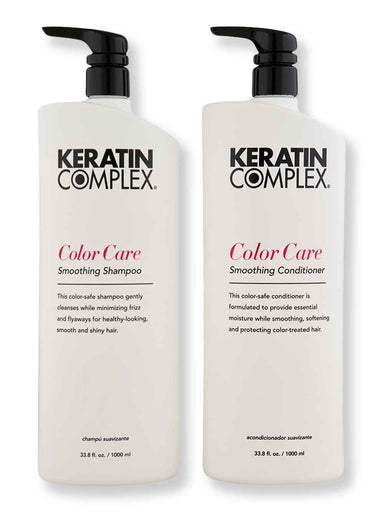 Keratin Complex Keratin Complex Keratin Color Care Shampoo & Conditioner 33.8 oz Hair Care Value Sets 