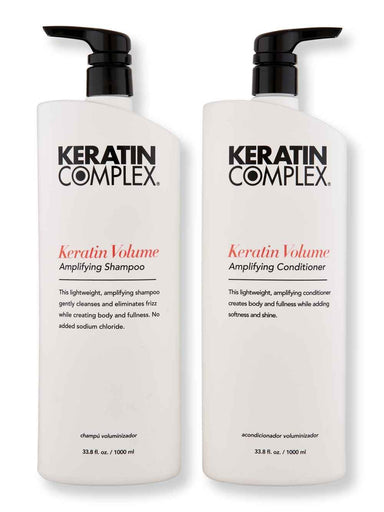 Keratin Complex Keratin Complex Keratin Volume Amplifying Shampoo & Conditioner 33.8 oz Hair Care Value Sets 