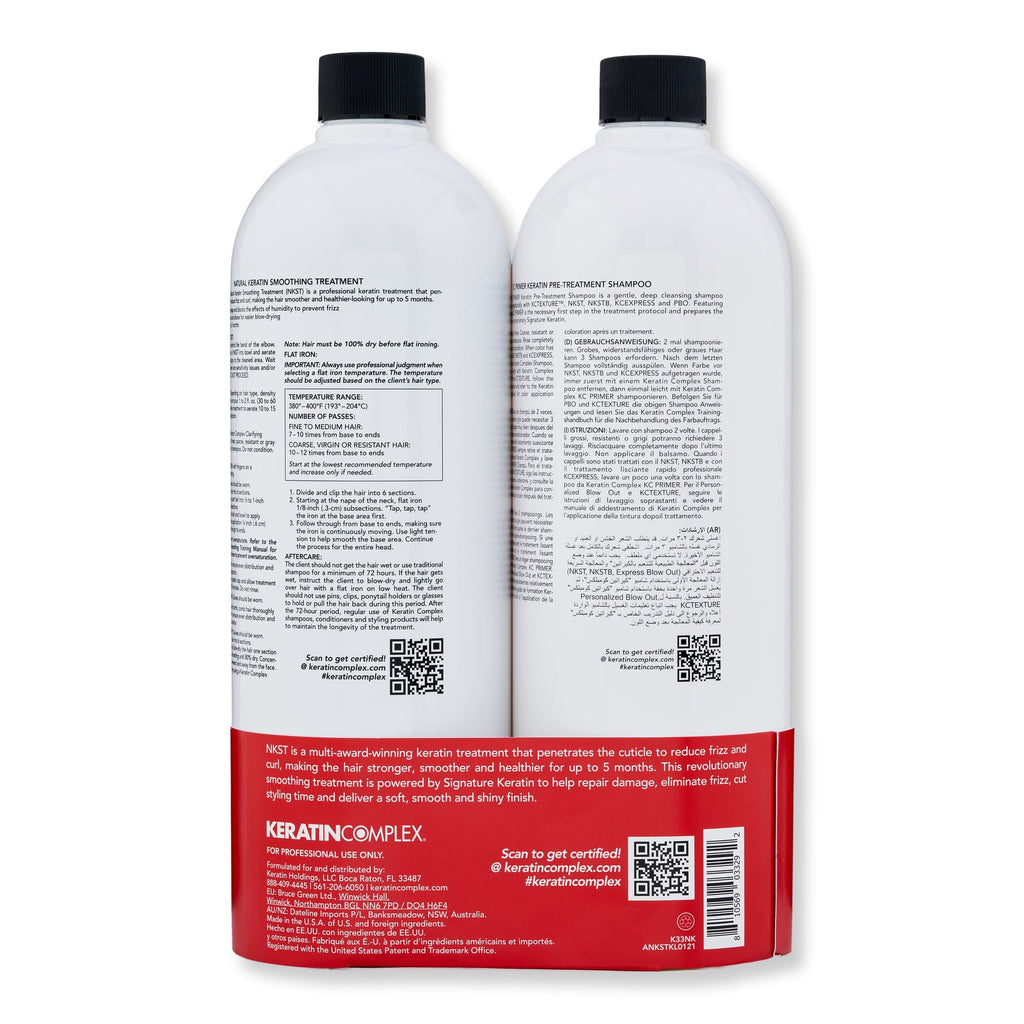 Keratin Complex Keratin Complex Natural Keratin Smoothing Treatment Duo Kit Hair & Scalp Repair 