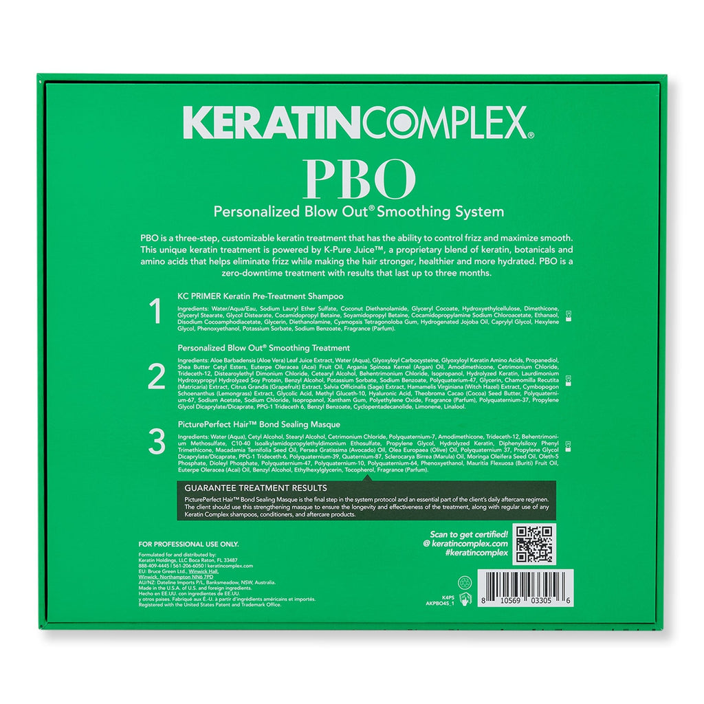 Keratin Complex Keratin Complex Personalized Blow Out Smoothing System Hair & Scalp Repair 
