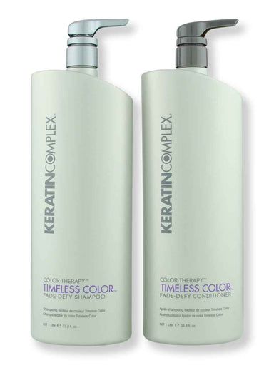 Keratin Complex Keratin Complex Timeless Color Fade-Defy Shampoo & Conditioner 1 L Hair Care Value Sets 