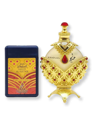 Khadlaj Khadlaj Hareem Al Sultan Gold Concentrated Oil Perfume + Hareem Al Sultan EDP Perfume 