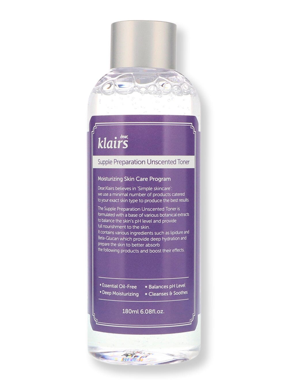 Klairs Klairs Supple Preparation Unscented Facial Toner Toners 180 ml 